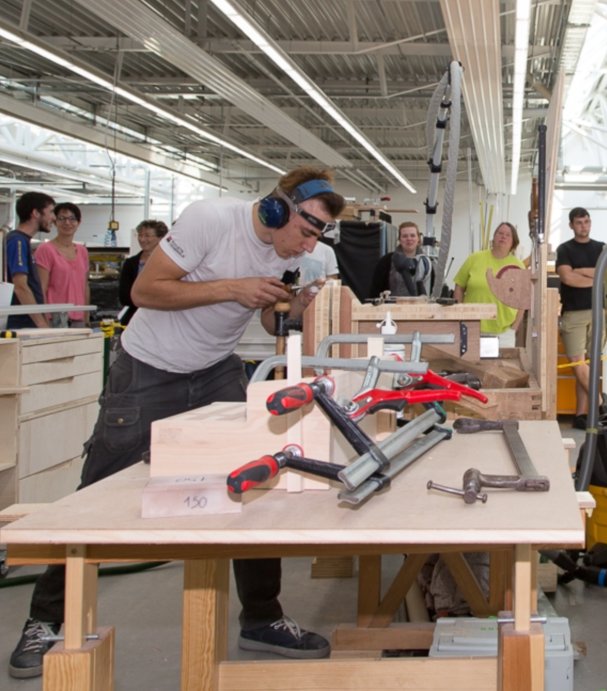 Vorbereitung der französischen Nationalmannschaft auf die Weltmeisterschaften des Tischlerhandwerks, © Foto: PR DW