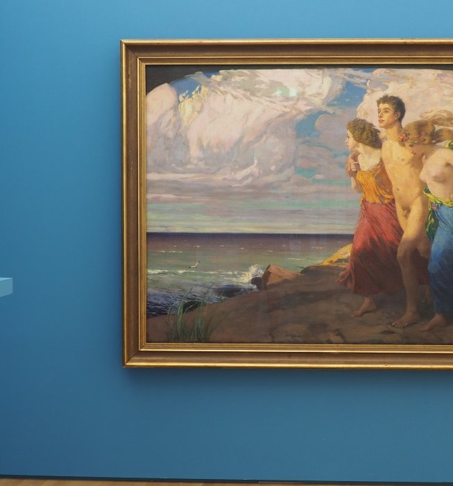 Frühlingssturm, alter Rahmen, © Foto: PR Mathildenhöhe, Gregor Schuster