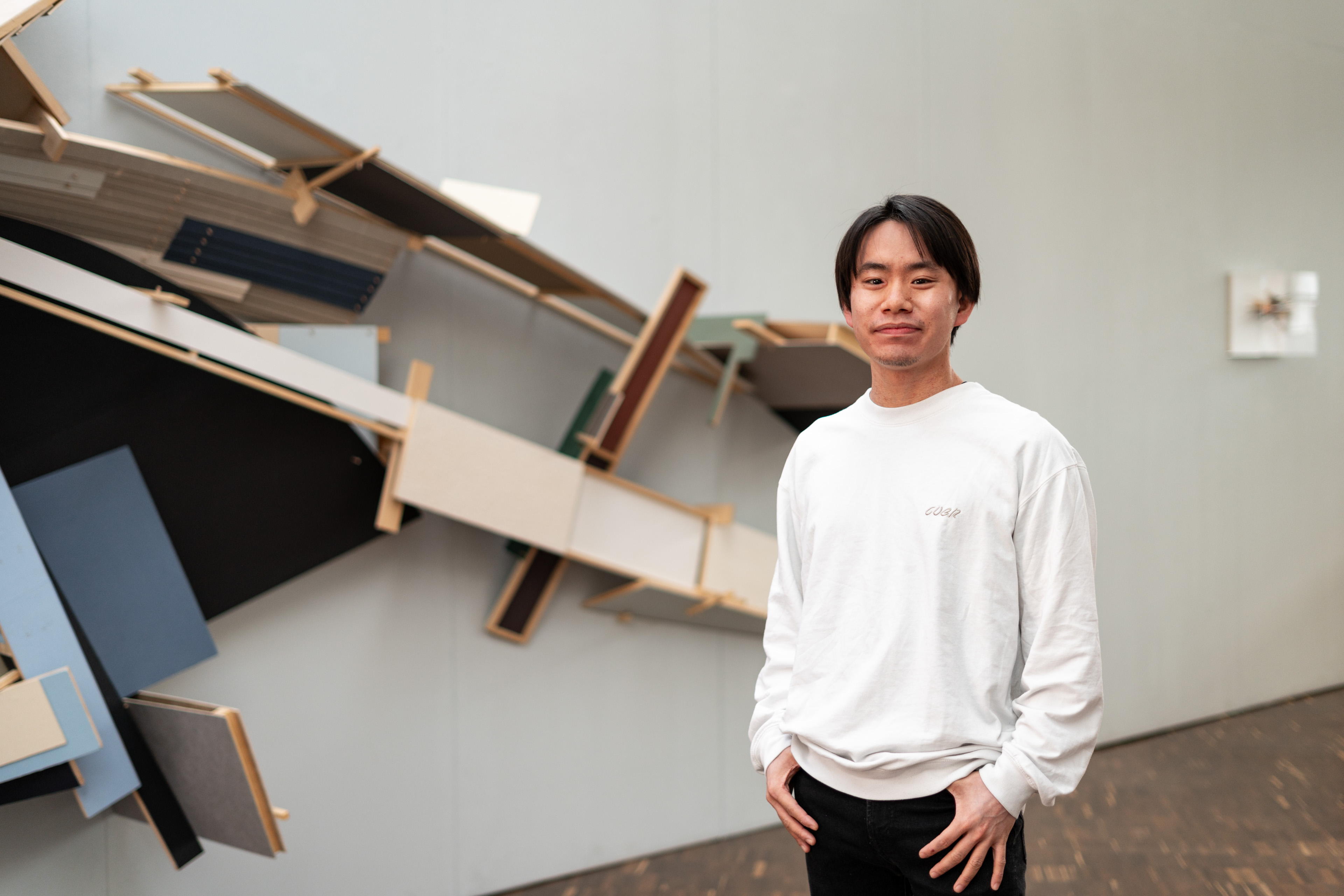 Yuta Tenkatsdu in Ausstellung Transition II von Colin Ardley März 2025