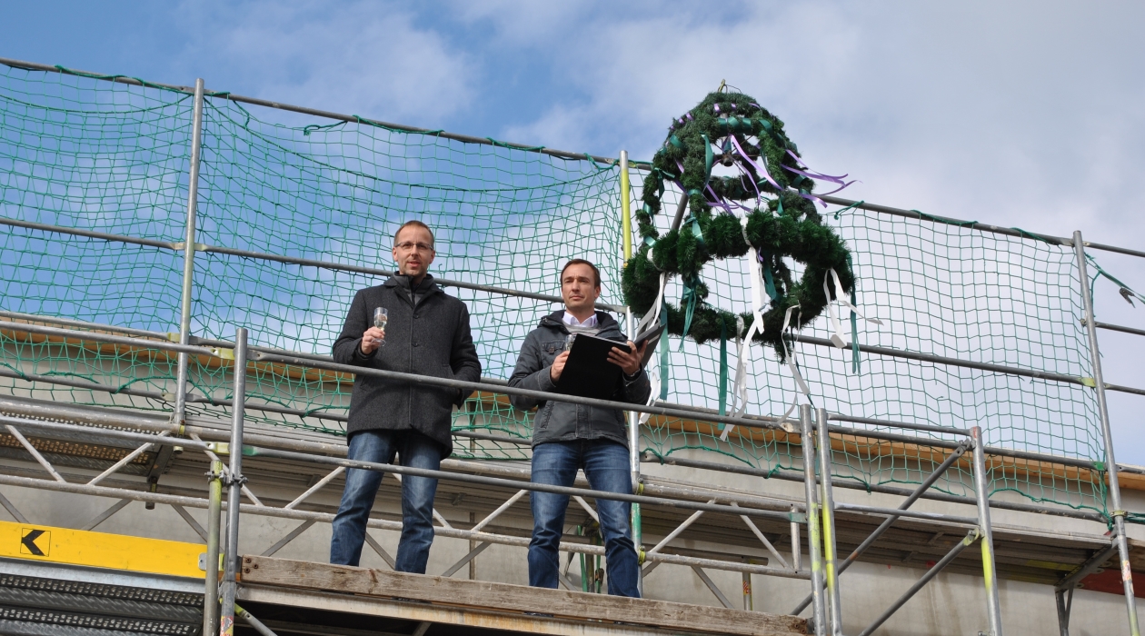 Deutsche Werkstätten, Richtfest neue Fertigung Großröhrsdorf, © Foto: PR DW