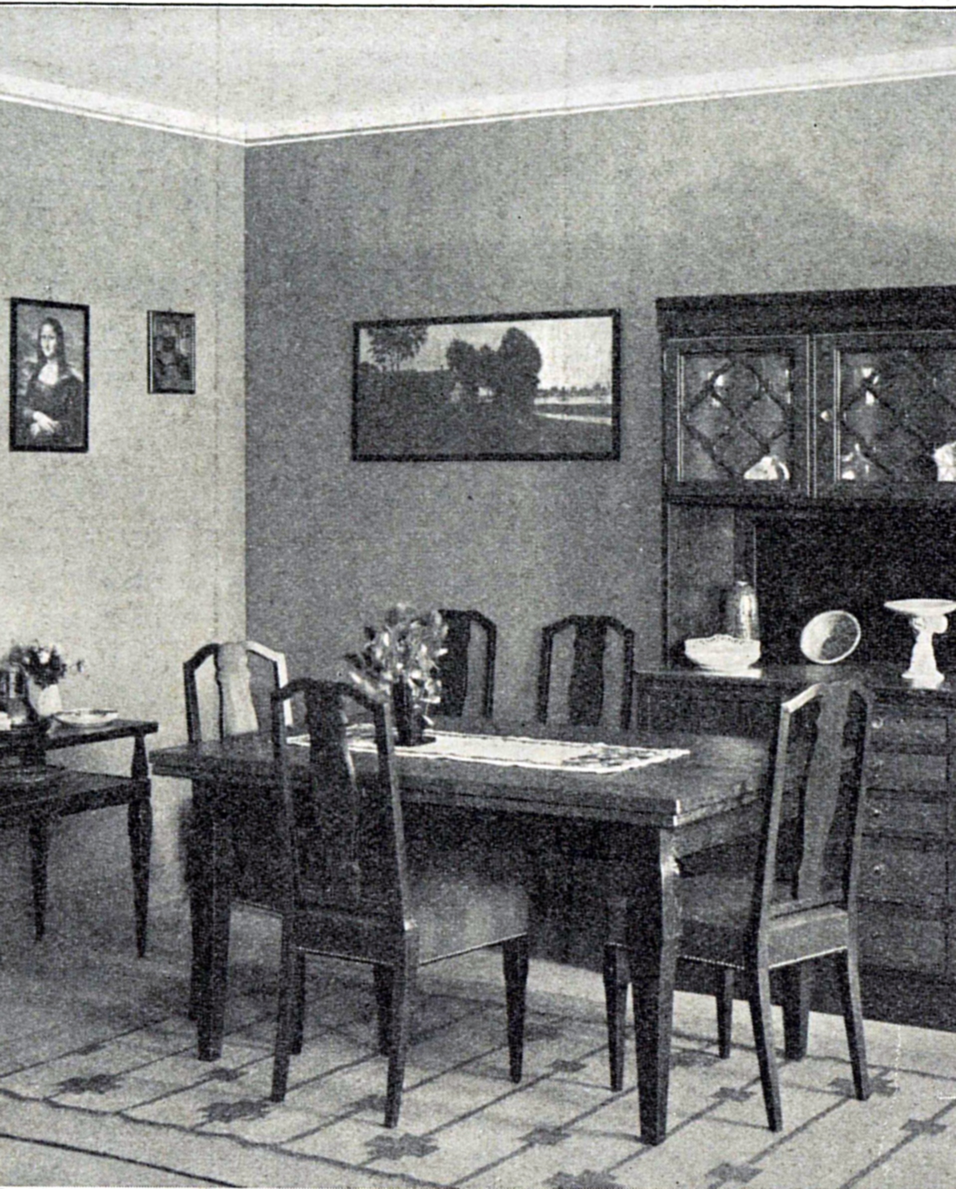 Speisezimmer Nr.2, Entwurf Karl Bertsch